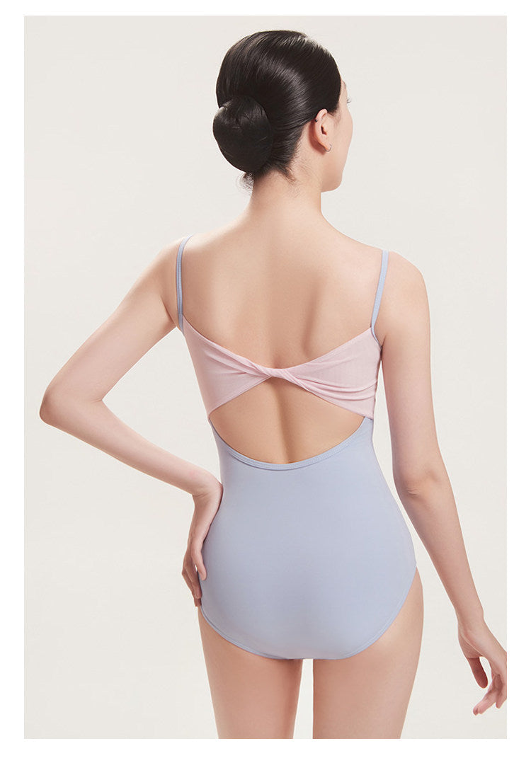 CICELYLI Girls’ & Women’s Double Twist-Back Camisole Ballet Leotard