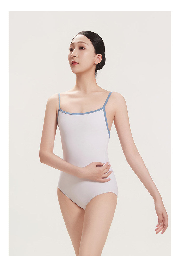 CICELYLI Girls’ & Women’s Color-Block Strappy-Back Camisole Ballet Leotard