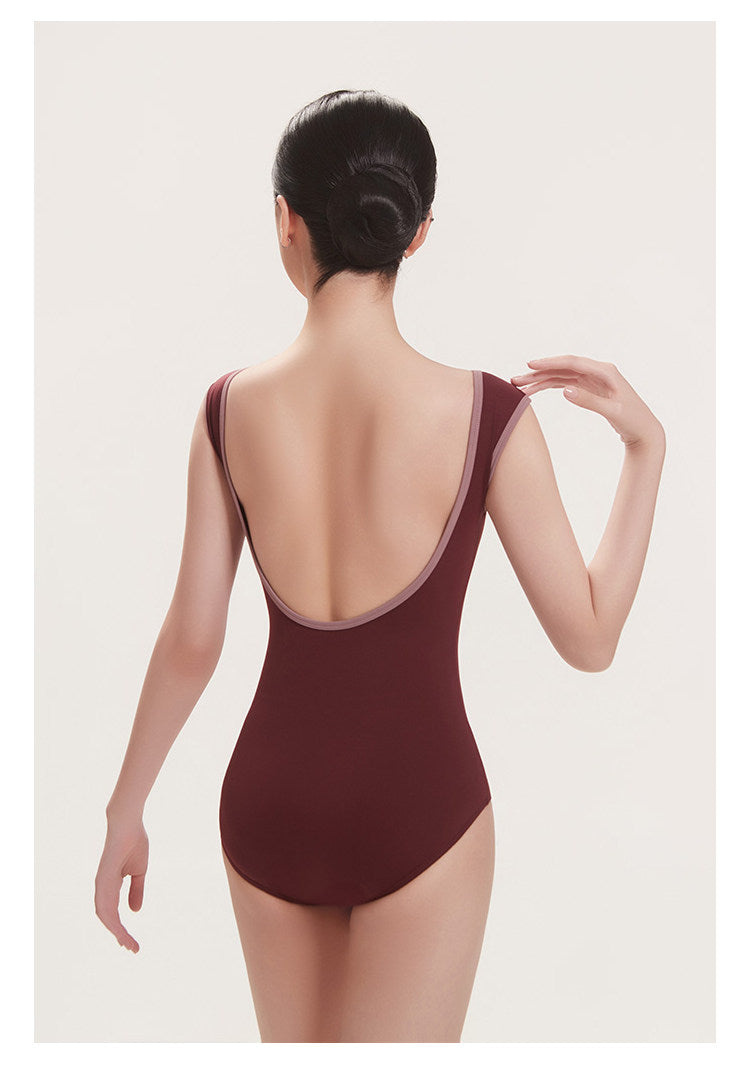 CICELYLI Girls’ & Women’s Floral Boat-Neck Tank Ballet Leotard
