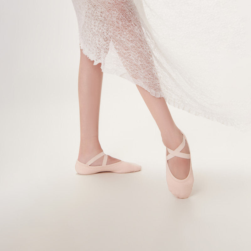 CICELYLI Girls’ & Women’s Stretch Fabric Soft-Sole Ballet Shoes