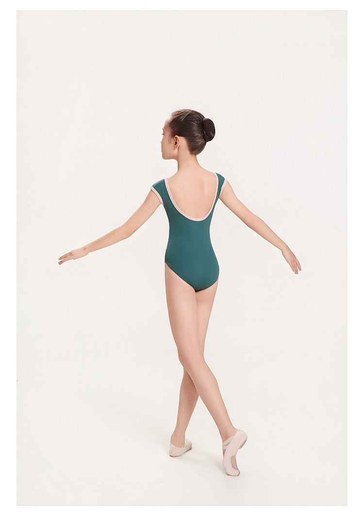 CICELYLI Girls’ & Women’s Floral Boat-Neck Tank Ballet Leotard
