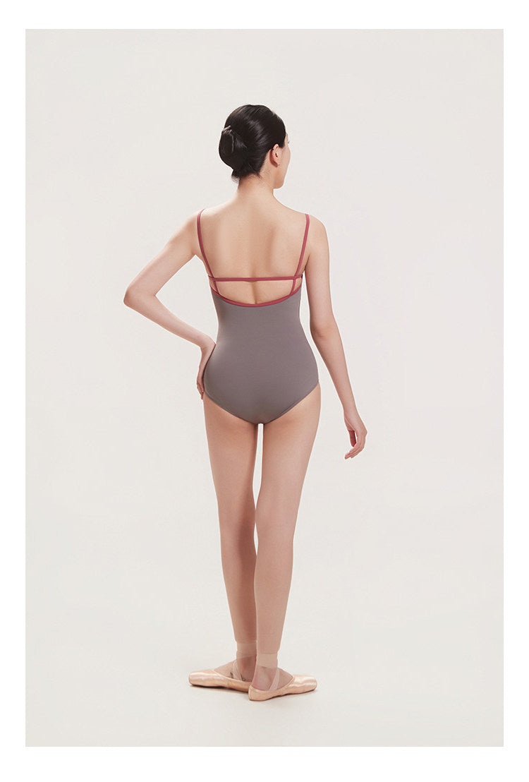 CICELYLI Girls’ & Women’s Color-Block Strappy-Back Camisole Ballet Leotard