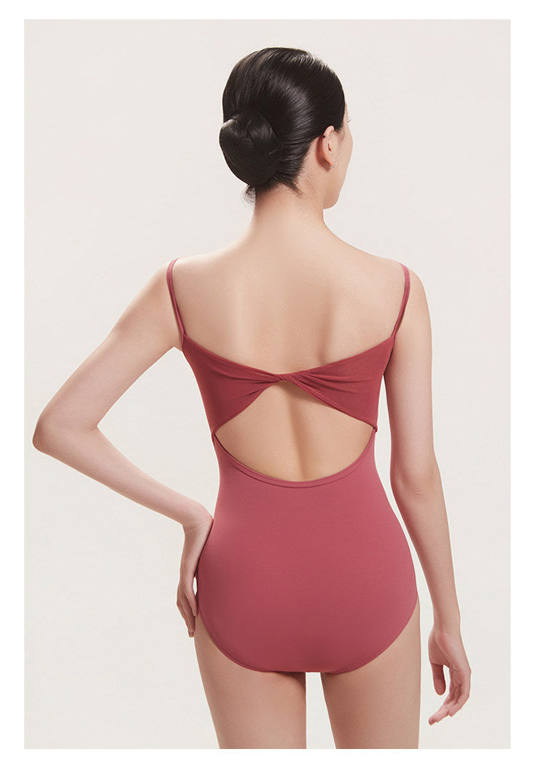 CICELYLI Girls’ & Women’s Double Twist-Back Camisole Ballet Leotard